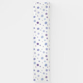 手絵を描水玉模様 横断幕 (縦)