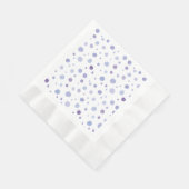 手絵を描水玉模様 縁ありランチョンナプキン (角)