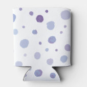 手絵を描水玉模様 缶クーラー (裏面)