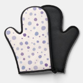 手絵を描水玉模様 鍋つかみ (正面/裏面)