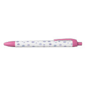手絵を描水玉模様 黒ボールペン (トップ)