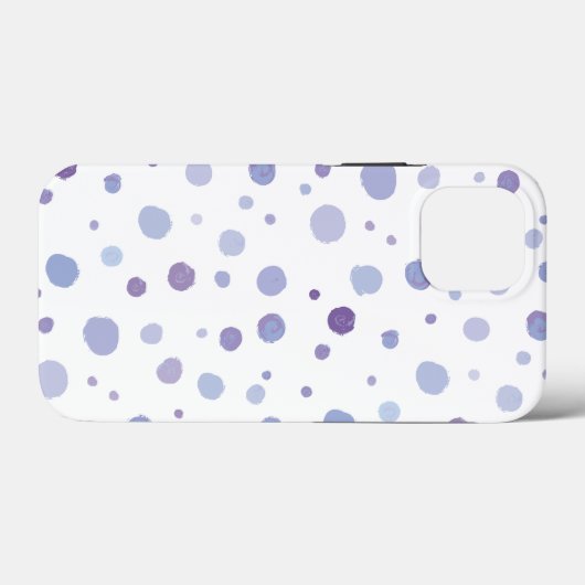 手絵を描水玉模様 Case-Mate iPhoneケース (裏面 (横))