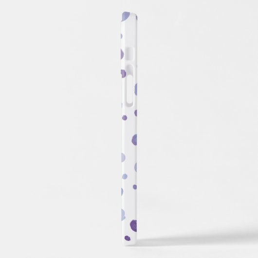 手絵を描水玉模様 iPhoneケース (左側面)