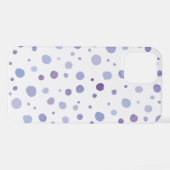 手絵を描水玉模様 iPhoneケース (裏面横)