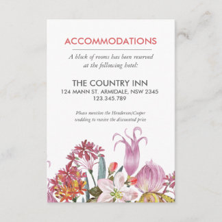 手絵を描水色エキゾチック結婚花 エンクロージャーカード