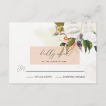 手絵を描油花結婚式RSVPで桃