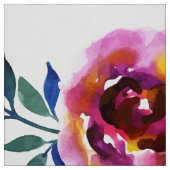 手絵を描紅のバラ模様 ファブリック (見本)