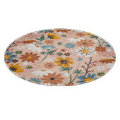 手絵を描花柄–23136 カッティングボード (角)