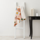 手絵を描花柄–23136 シェルパブランケット (インサイチュ)