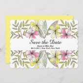 手絵を描花 セーブザデート (正面/裏面)