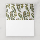 手絵を描葉座席表 プレイスカード (内部開封)