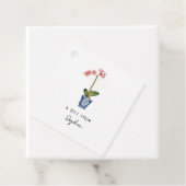 手絵を描蘭花ギフトラベル フェイバータグ (インサイチュ)