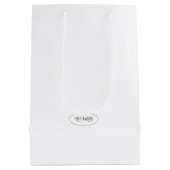 手絵を描蝶抱き枕 ミディアムペーパーバッグ (裏面)