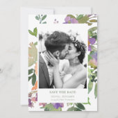 手絵を描軟水カラーフローラガーデンフォト セーブザデート (正面)