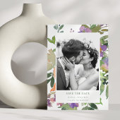 手絵を描軟水カラーフローラガーデンフォト セーブザデート