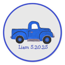 手絵を描青トラックのアートはパーソナライズされた