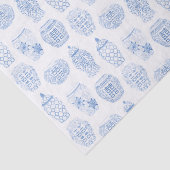 手絵を描青白生姜の中国の器 薄葉紙 (詳細)