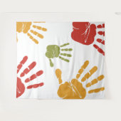 手絵を描 タペストリー (正面(横))