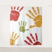 手絵を描 タペストリー (正面)