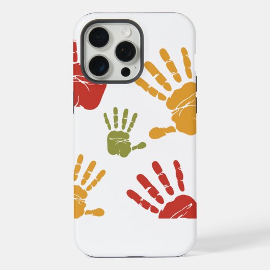 手絵を描 iPhoneケース (裏面)