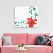 手絵を描 | Zazzle_Growshop。 キャンバスプリント (インサイチュ (リビング))