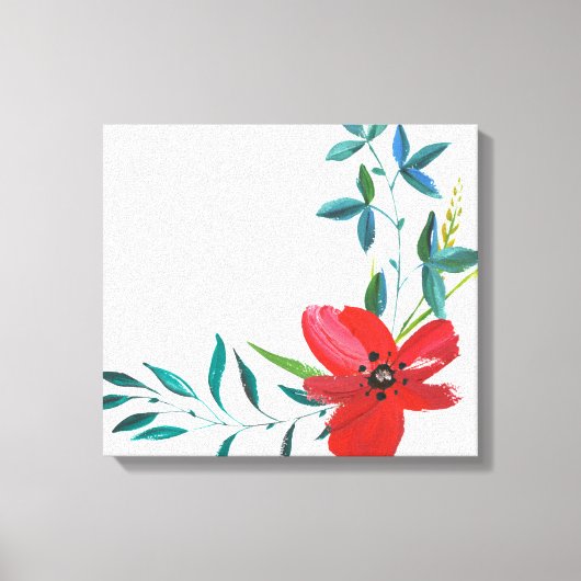 手絵を描 | Zazzle_Growshop。 キャンバスプリント (正面)