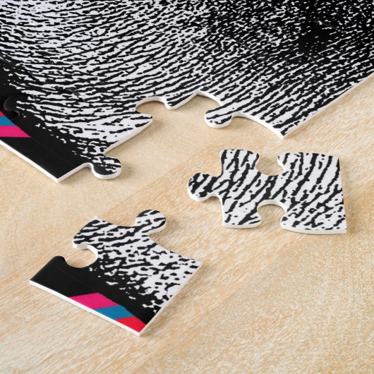 手絵画爪マニキュア化粧美しい ジグソーパズル (側面)