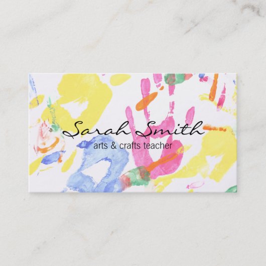 手絵画II （変動） 名刺 (正面)