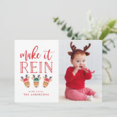 手綱を緩める |ホリデーフォトカード シーズンカード (スタンド正面)