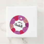 手編みのウールボールの贈り物 フェイバータグ (インサイチュ)