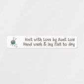 手編みアパレルラベル ラベル (デザイン1)