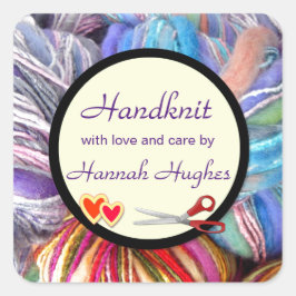 手編み スクエアシール