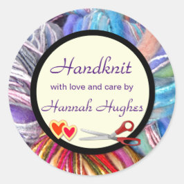 手編み ラウンドシール