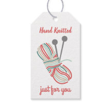 手編みJust For You - Teal & Red Niting