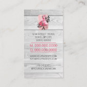 手縫いドレスメーカーの名刺 名刺 (裏面)