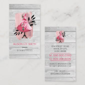 手縫いドレスメーカーの名刺 名刺 (正面/裏面)