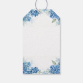 手美色彩の鮮やかしいウルトラマリンロリケエバード ギフトタグ (裏面)