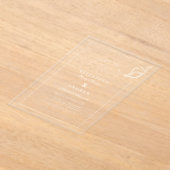 手航海の引き結婚の アクリル招待状 (レイダウン)