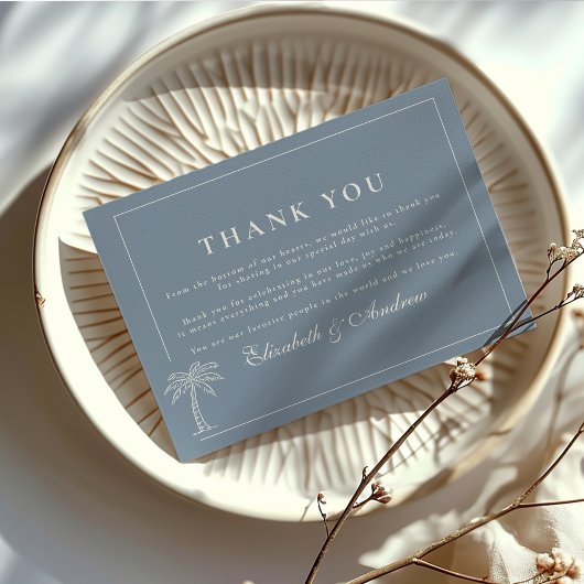 手航海の引き結婚の サンキューカード