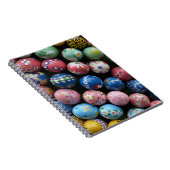 手色彩の鮮やかイースターエッグ手帳 ノートブック (右側)