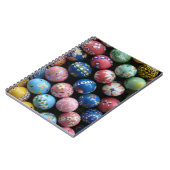 手色彩の鮮やかイースターエッグ手帳 ノートブック (左側)