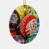 手色彩の鮮やかイースター卵 セラミックオーナメント (右)