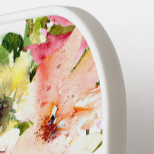 手色彩の鮮やかエレガントとフェミニンパステルバラ ピックルボールラケット (左詳細)