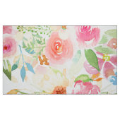 手色彩の鮮やかカラフル繊細な花模様 ファブリック (ファットクウォーター)