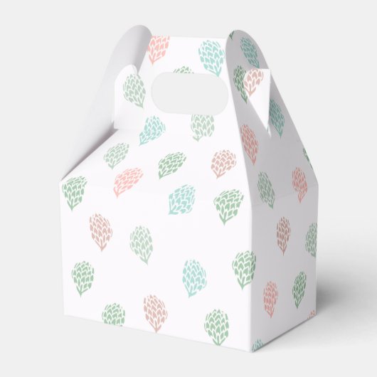 手色彩の鮮やかクリスマスパイン数々のコーン フェイバーボックス (正面サイド)