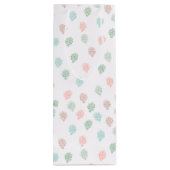 手色彩の鮮やかクリスマスパイン数々のコーン ワインギフトバッグ (裏面)