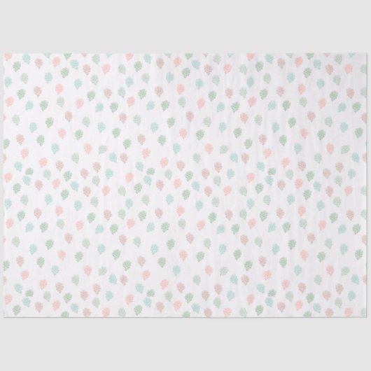 手色彩の鮮やかクリスマスパイン数々のコーン 薄葉紙 (正面)