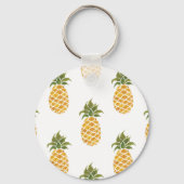 手色彩の鮮やかパイオン、水色の背景。 キーホルダー (裏面)