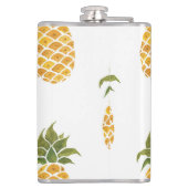 手色彩の鮮やかパイオン、水色の背景。 フラスク (裏面)