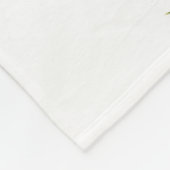 手色彩の鮮やかパイオン、水色の背景。 フリースブランケット (角)